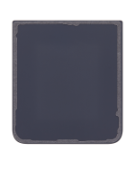 Alt Arka Kapak Cam Samsung Z Flip 5 5G (F731) (Krem) - Görsel 4
