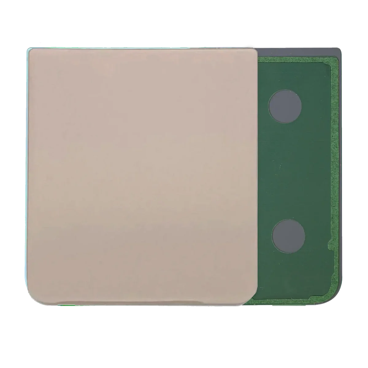 Alt Arka Kapak Camı Samsung Galaxy Z Flip 4 (Service Pack) (Gül Altını)