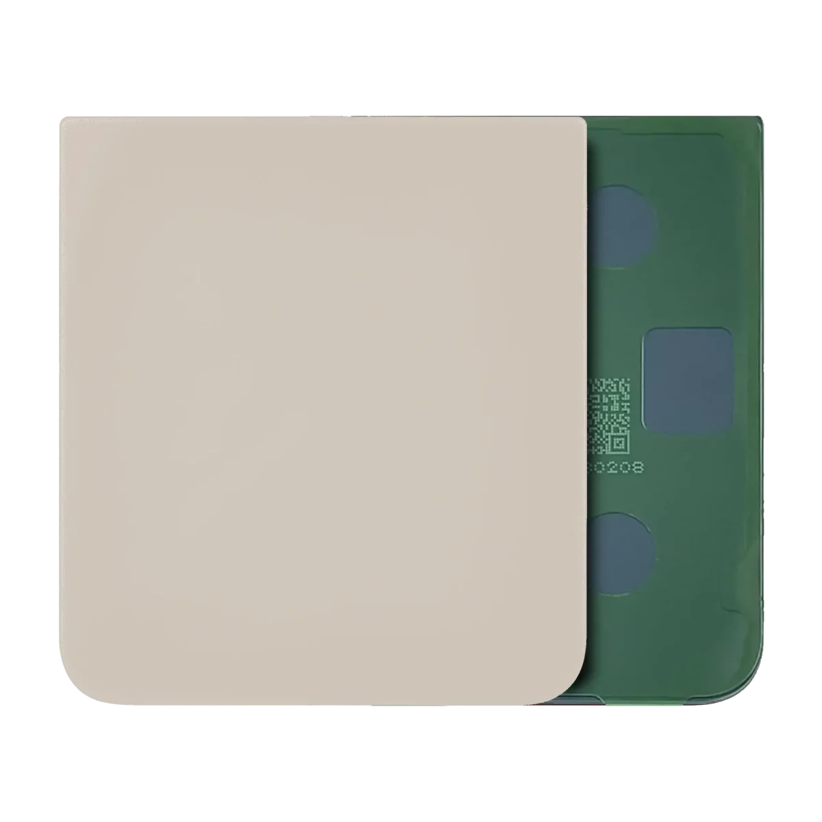 Alt Arka Kapak Camı Samsung Galaxy Z Flip 5 (Service Pack) (Krem)