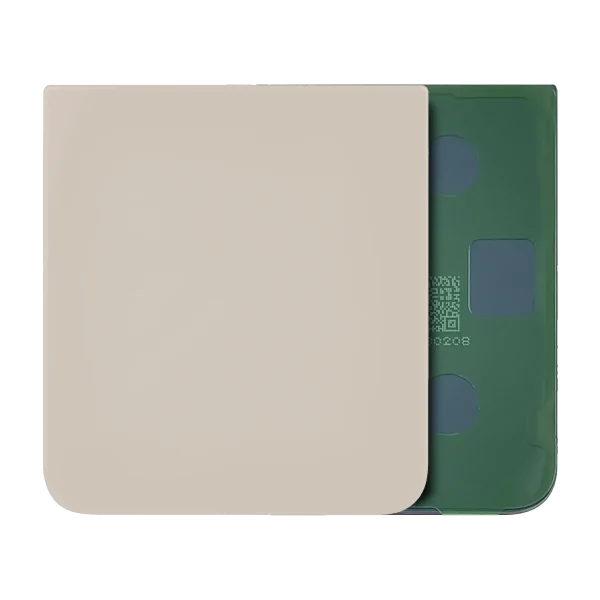 Alt Arka Kapak Camı Samsung Galaxy Z Flip 5 (Service Pack) (Krem)