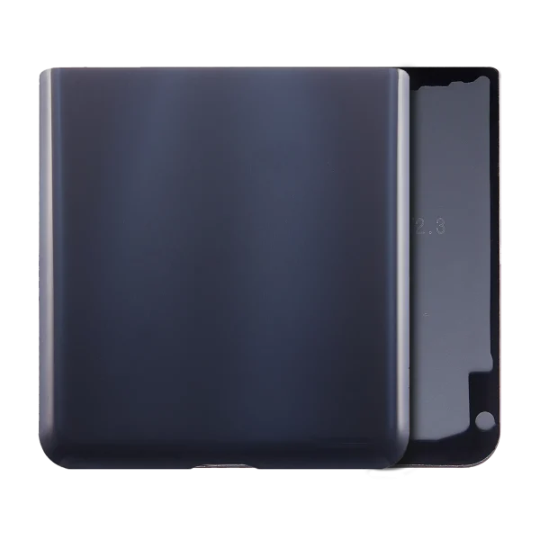 Alt Arka Kapak Samsung Galaxy Z Flip 5G (F707) (Servis Paketi) (Mystic Black)
