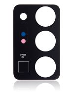 Arka Kamera Lensi (Sadece Cam) Yapışkanlı Samsung Galaxy Note 20 Ultra (Mystic Black) - Görsel 3
