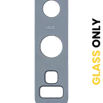 Arka Kamera Lensi (Sadece Cam) Yapışkanlı Samsung Galaxy Note 9 (Bulut Gümüşü)