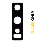 Arka Kamera Lensi (Sadece Cam) Yapışkanlı Samsung Galaxy Note 9 (Gece ​​Yarısı Siyahı)