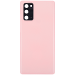 Arka Kapak Cam Kamera Lensli Samsung Galaxy Note 20 5G  (Aura Pembe) - Görsel 3