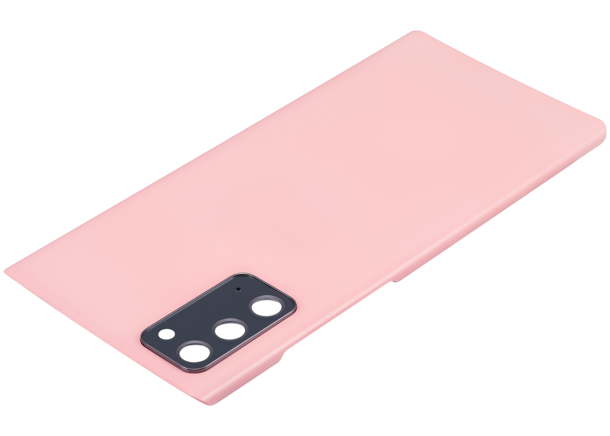 Arka Kapak Cam Kamera Lensli Samsung Galaxy Note 20 5G  (Aura Pembe) - Görsel 5