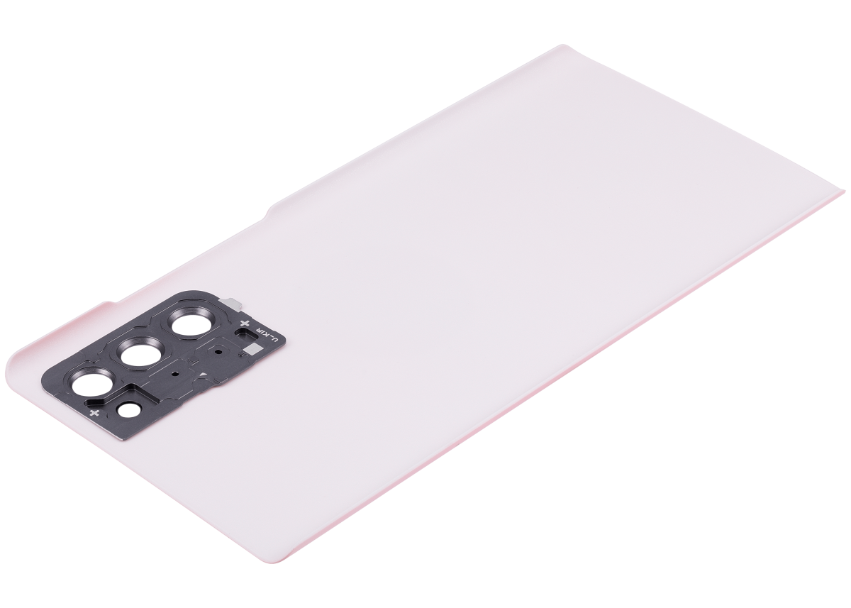Arka Kapak Cam Kamera Lensli Samsung Galaxy Note 20 5G  (Aura Pembe) - Görsel 6