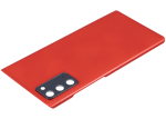 Arka Kapak Cam Kamera Lensli Samsung Galaxy Note 20 5G  (Mystic Red) - Görsel 5
