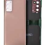 Arka Kapak Cam Kamera Lensli Samsung Galaxy Note 20 Ultra (Mystic Bronze) (Servis Paketi)