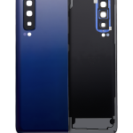 Arka Kapak Camı Kamera Lensiyle Samsung Galaxy Fold 4G (F900) (Premium) (Astro Mavi) İle Uyumlu