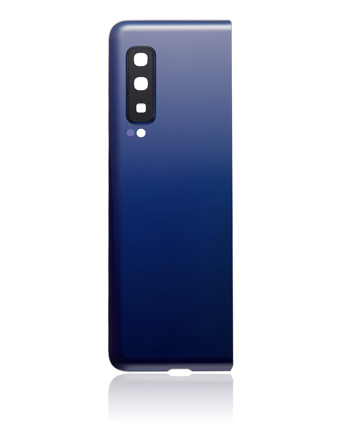 Arka Kapak Camı Kamera Lensiyle Samsung Galaxy Fold 4G Arka Kapak Camı Kamera Lensiyle  (F900) (Premium) (Astro Mavi) İle Uyumlu - Görsel 3