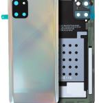 Arka Kapak Camı Kamera Lensiyle Samsung Galaxy Note 10 Lite (Servis Paketi) (Aura Glow) İle Uyumlu