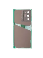 Arka Kapak Camı Kamera Lensiyle Samsung Galaxy Note 20 Ultra Arka Kapak Camı Kamera Lensiyle  (Servis Paketi) (Mystic Black) - Görsel 3