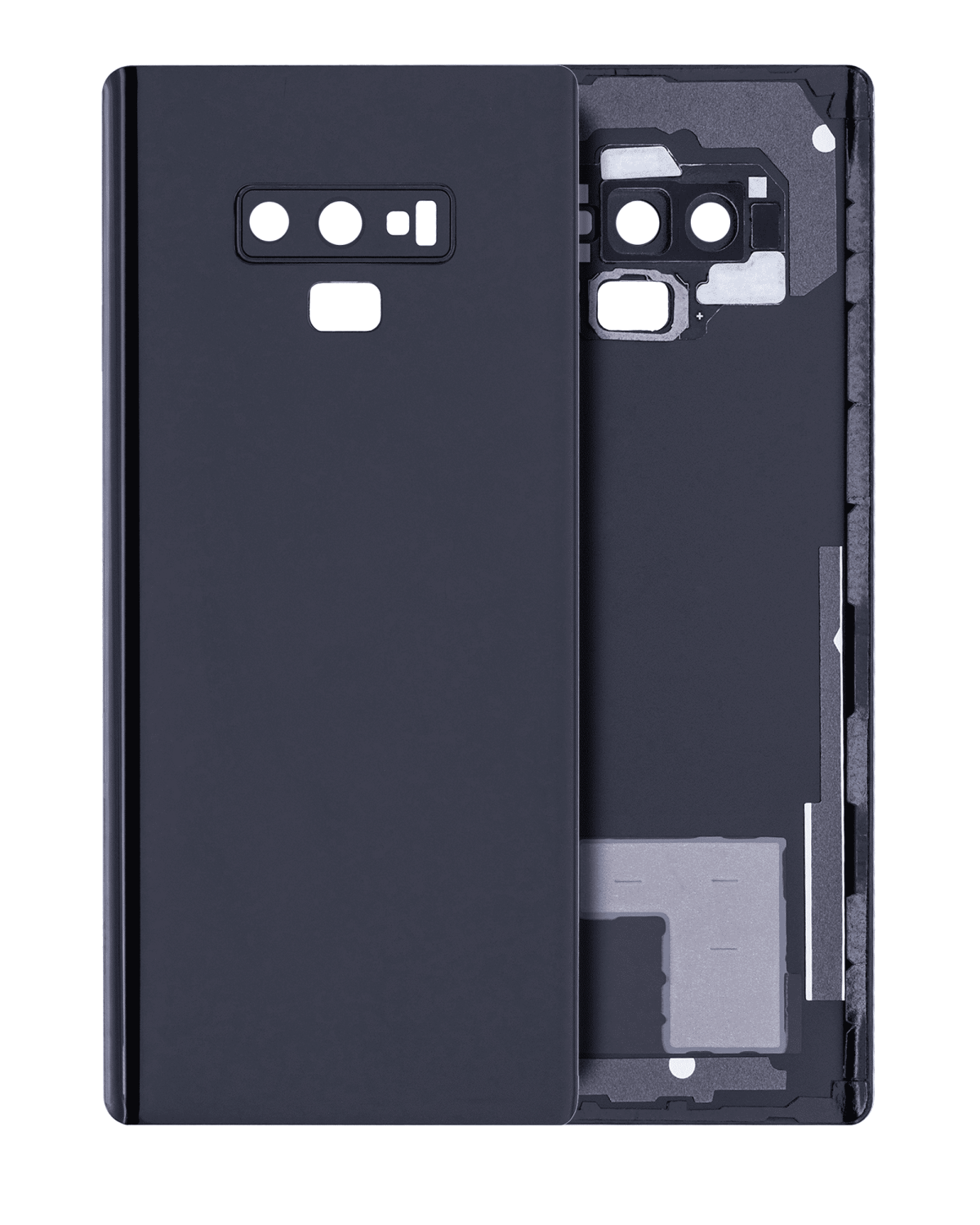 Arka Kapak Camı Kamera Lensiyle Samsung Galaxy Note 9 (Service Pack) (Gece ​​Yarısı Siyahı)