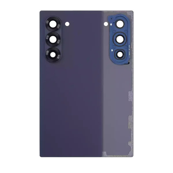 Arka Kapak Camı Kamera Lensiyle Samsung Galaxy Z Fold 6 5G (Service Pack) (Lacivert)