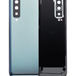 Arka Kapak Camı Kamera Lensiyle Uyumlu Samsung Galaxy Fold 4G (F900) (Premium) (Uzay Gümüşü)