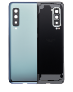 Arka Kapak Camı Kamera Lensiyle Uyumlu Samsung Galaxy Fold 4G (F900) (Premium) (Uzay Gümüşü)
