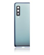 Arka Kapak Camı Kamera Lensiyle Uyumlu Samsung Galaxy Fold 4G Arka Kapak Camı Kamera Lensiyle (F900) (Premium) (Uzay Gümüşü) - Görsel 3