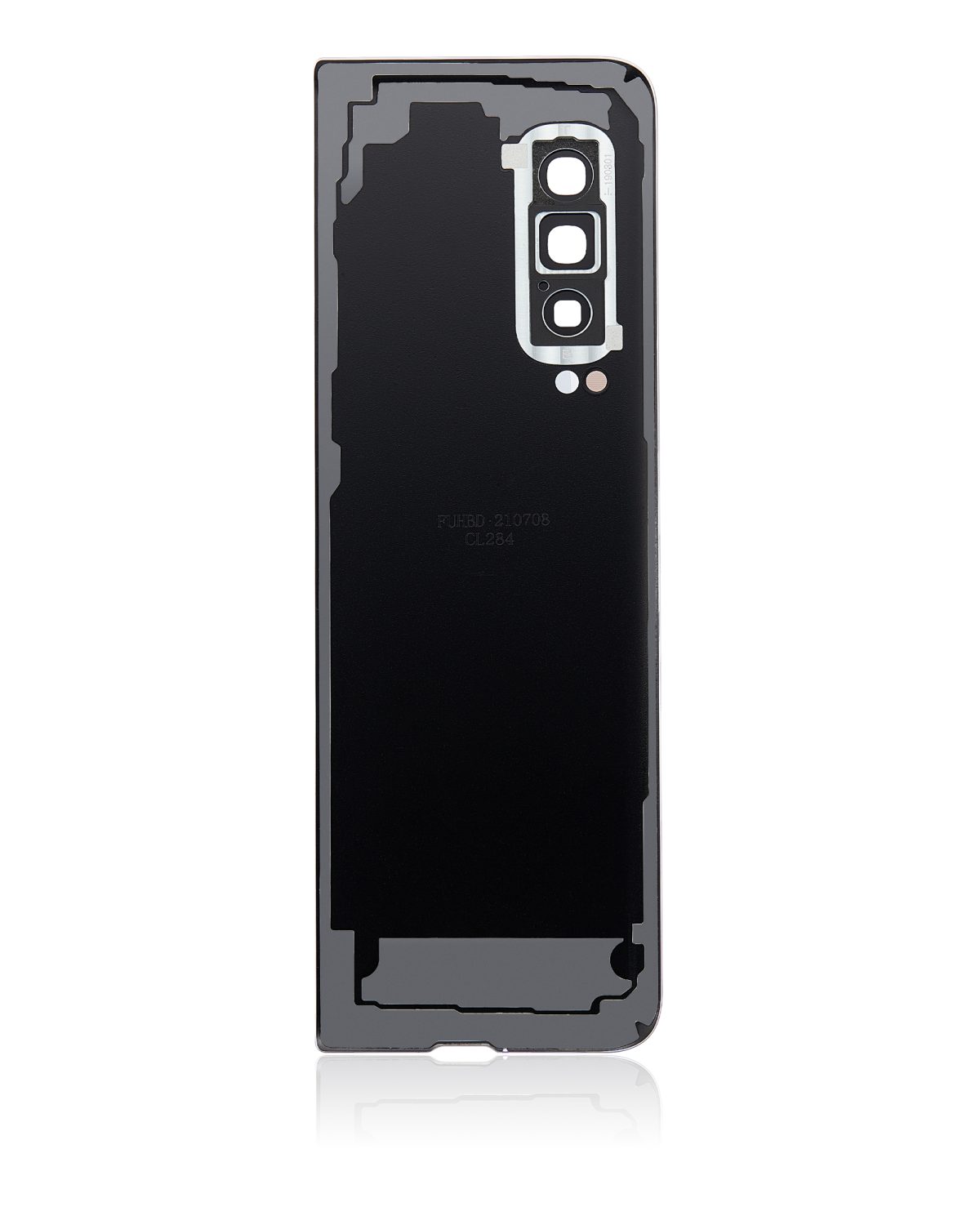 Arka Kapak Camı Kamera Lensiyle Uyumlu Samsung Galaxy Fold 4G Arka Kapak Camı Kamera Lensiyle (F900) (Premium) (Uzay Gümüşü) - Görsel 4