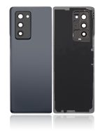 Arka Kapak Camı Kamera Lensiyle Uyumlu Samsung Galaxy Z Fold 2 5G Arka Kapak Camı Kamera Lensiyle  (Premium) (Mystic Black) - Görsel 2