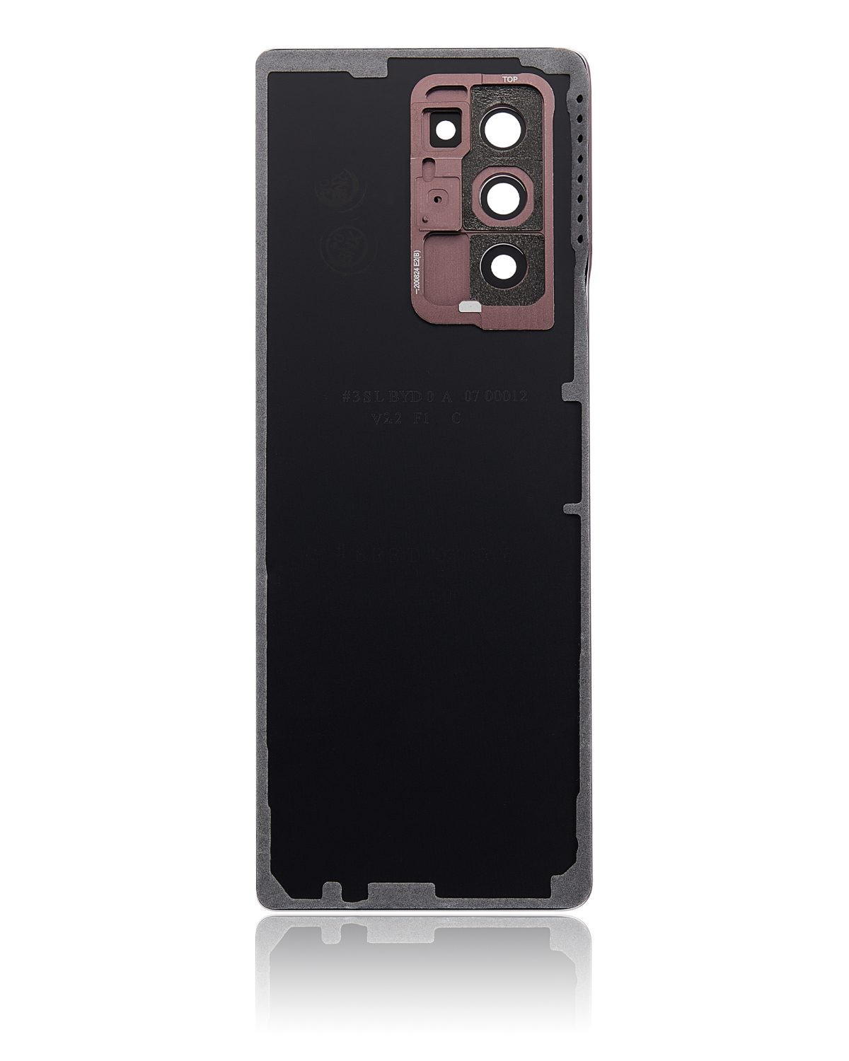 Arka Kapak Camı Kamera Lensiyle Uyumlu Samsung Galaxy Z Fold 2 5G Arka Kapak Camı Kamera Lensiyle  (Premium) (Mystic Bronze) - Görsel 4