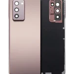 Arka Kapak Camı Kamera Lensiyle Uyumlu Samsung Galaxy Z Fold 2 5G (Servis Paketi) (Mystic Bronze)
