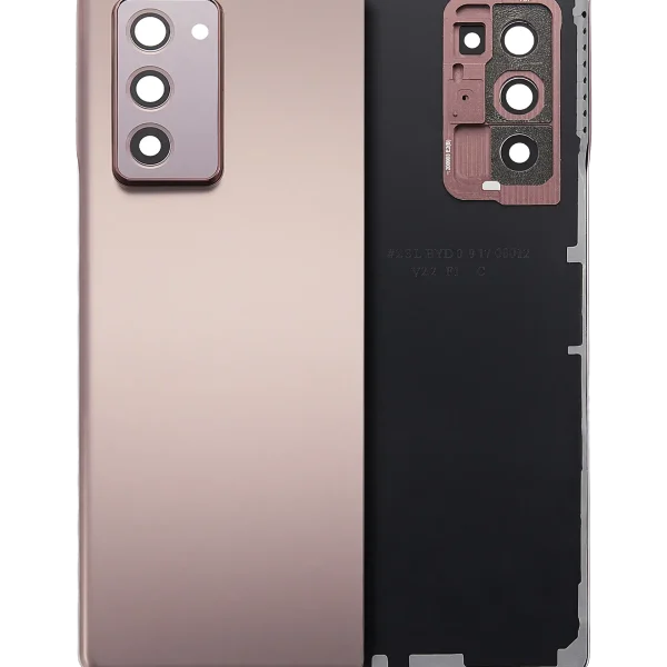 Arka Kapak Camı Kamera Lensiyle Uyumlu Samsung Galaxy Z Fold 2 5G (Servis Paketi) (Mystic Bronze)