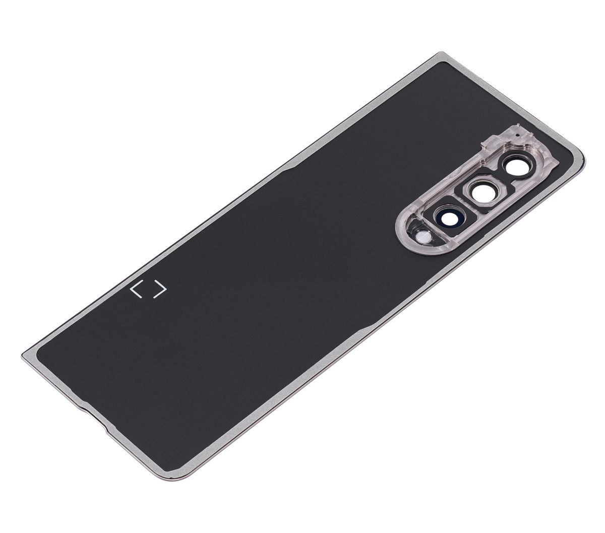 Arka Kapak Camı Kamera Lensiyle Uyumlu Samsung Galaxy Z Fold 3 5G Arka Kapak Camı Kamera Lensiyle (Premium) (Phantom Silver) - Görsel 5
