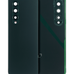 Arka Kapak Camı Kamera Lensiyle Uyumlu Samsung Galaxy Z Fold 3 5G (Premium) (Phantom Siyah)