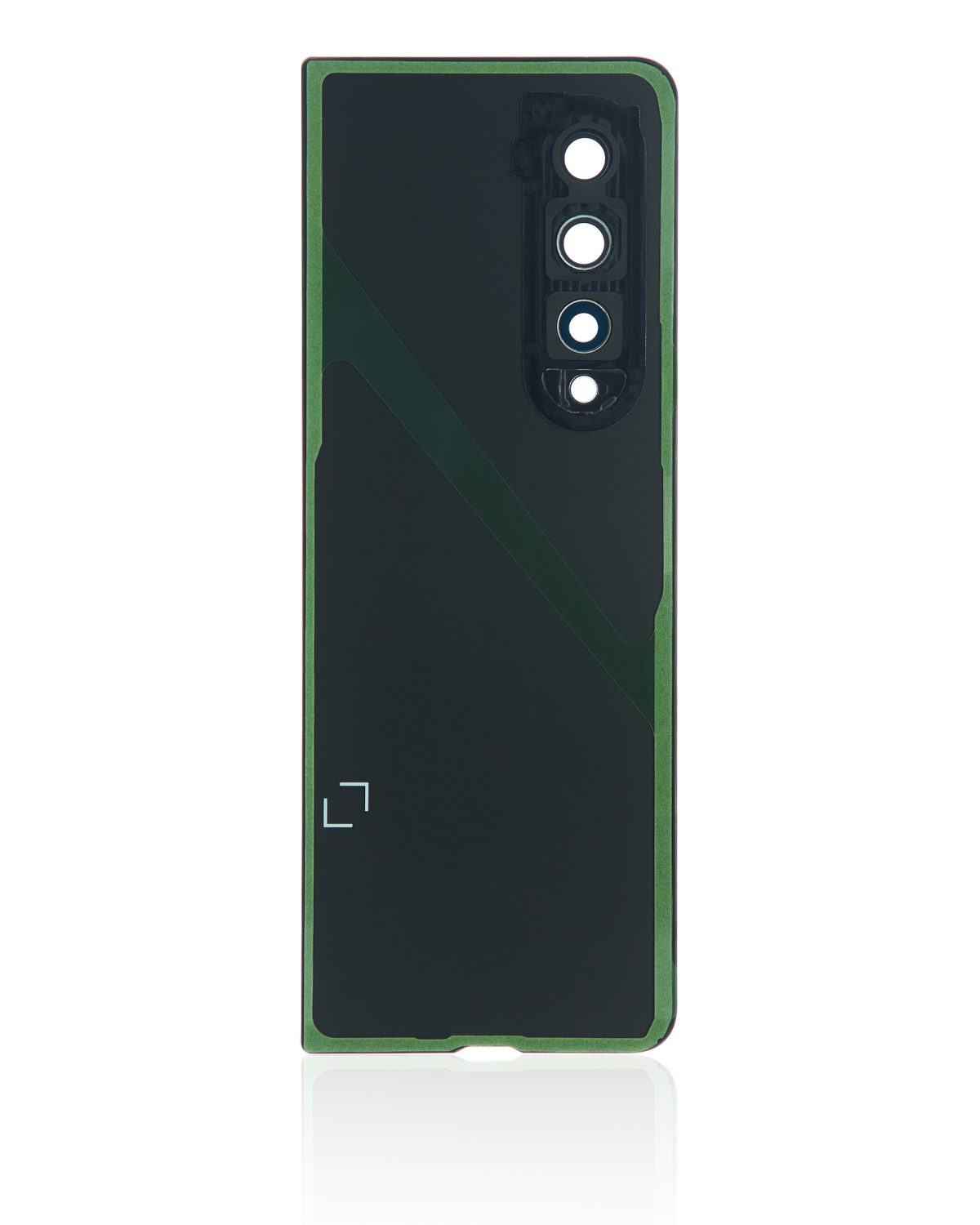 Arka Kapak Camı Kamera Lensiyle Uyumlu Samsung Galaxy Z Fold 3 5G Arka Kapak Camı Kamera Lensiyle (Premium) (Phantom Siyah) - Görsel 4