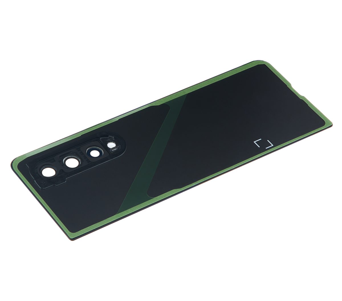 Arka Kapak Camı Kamera Lensiyle Uyumlu Samsung Galaxy Z Fold 3 5G Arka Kapak Camı Kamera Lensiyle (Premium) (Phantom Siyah) - Görsel 6