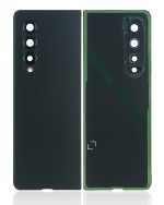 Arka Kapak Camı Kamera Lensiyle Uyumlu Samsung Galaxy Z Fold 3 5G Arka Kapak Camı Kamera Lensiyle  (Premium) (Phantom Yeşili) - Görsel 2