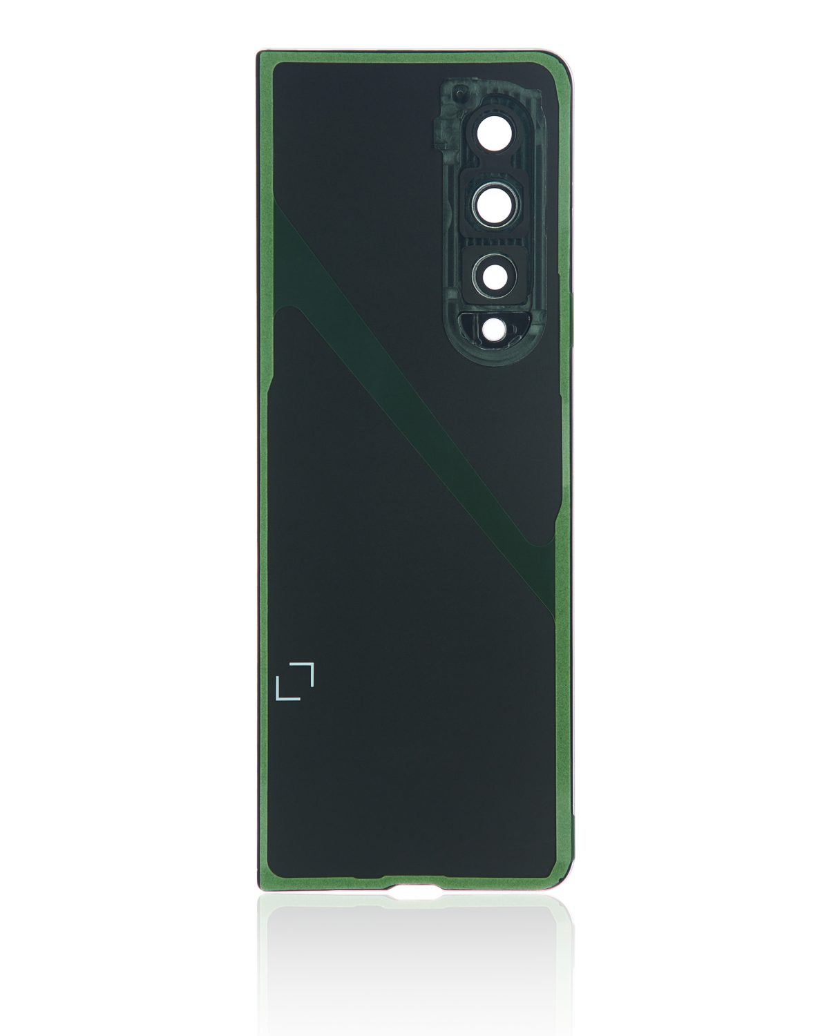 Arka Kapak Camı Kamera Lensiyle Uyumlu Samsung Galaxy Z Fold 3 5G Arka Kapak Camı Kamera Lensiyle  (Premium) (Phantom Yeşili) - Görsel 4