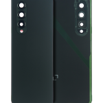 Arka Kapak Camı Kamera Lensiyle Uyumlu Samsung Galaxy Z Fold 3 (Service Pack) (Phantom Siyah)