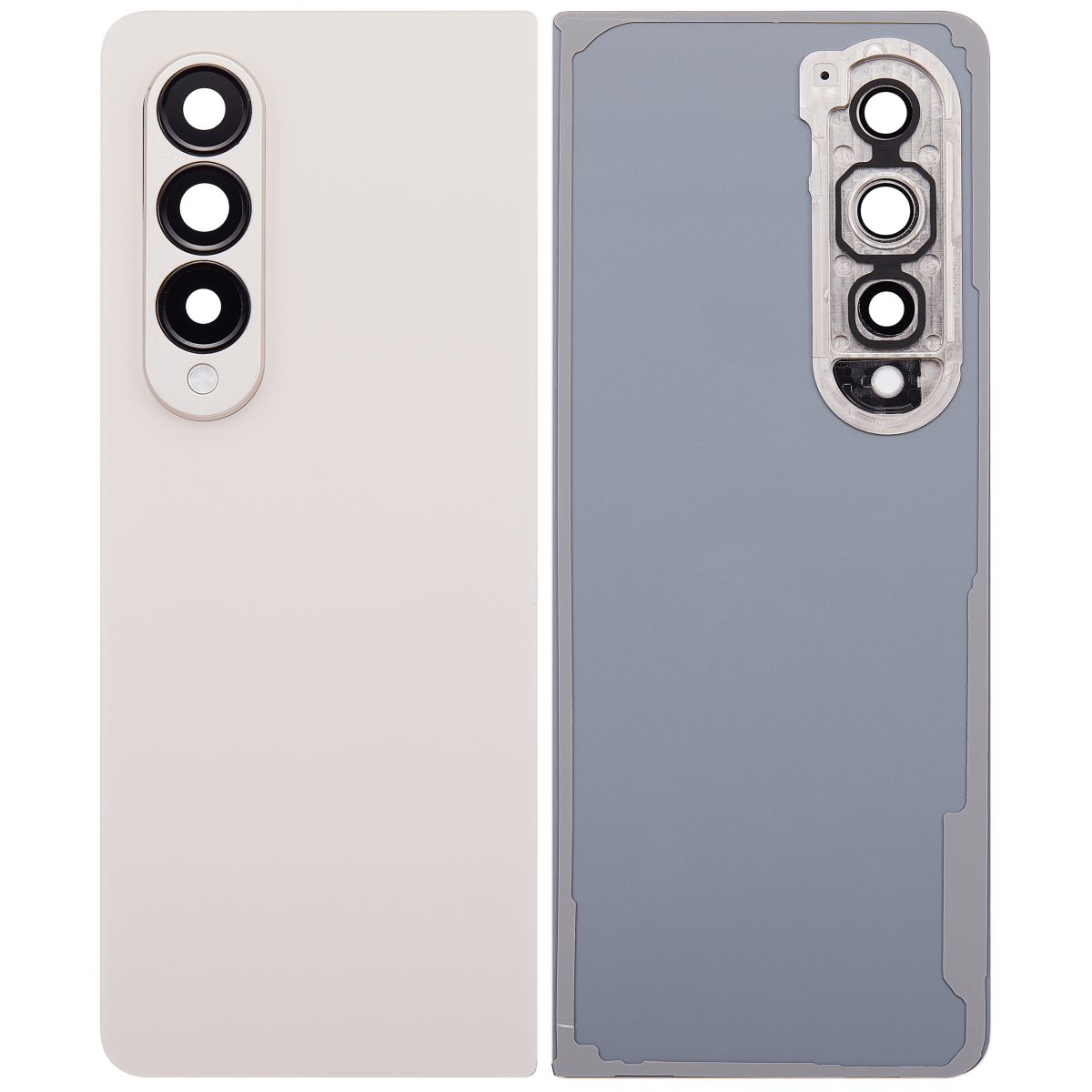 Samsung Galaxy Z Fold 4 Arka Kapak Camı Kamera Lensiyle  (F936) (Bej) - Görsel 2