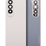 Arka Kapak Camı Kamera Lensiyle Uyumlu Samsung Galaxy Z Fold 4 (F936) (Bej)