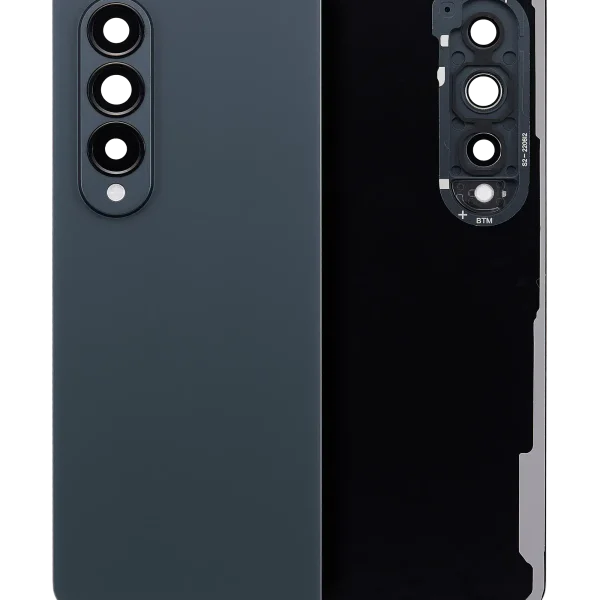 Arka Kapak Camı Kamera Lensiyle Uyumlu Samsung Galaxy Z Fold 4 (Service Pack) (Griyeşil)