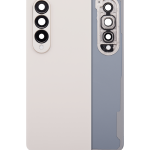 Arka Kapak Camı Kamera Lensiyle Uyumlu Samsung Galaxy Z Fold 4 (Servis Paketi) (Bej)