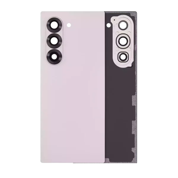 Arka Kapak Camı Kamera Lensiyle Uyumlu Samsung Galaxy Z Fold 6 5G (Servis Paketi) (Pembe)