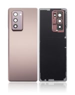 Arka Kapak Camı Kamera Lensli Samsung Galaxy Z Fold 2 5G Arka Kapak Camı Kamera Lensiyle  (Mystic Bronze) - Görsel 2