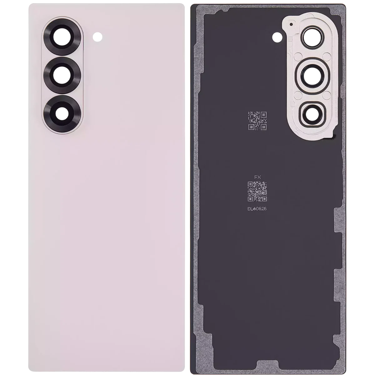 Samsung Galaxy Z Fold 6 5G Arka Kapak Camı Kamera Lensiyle  (Pembe) - Görsel 2