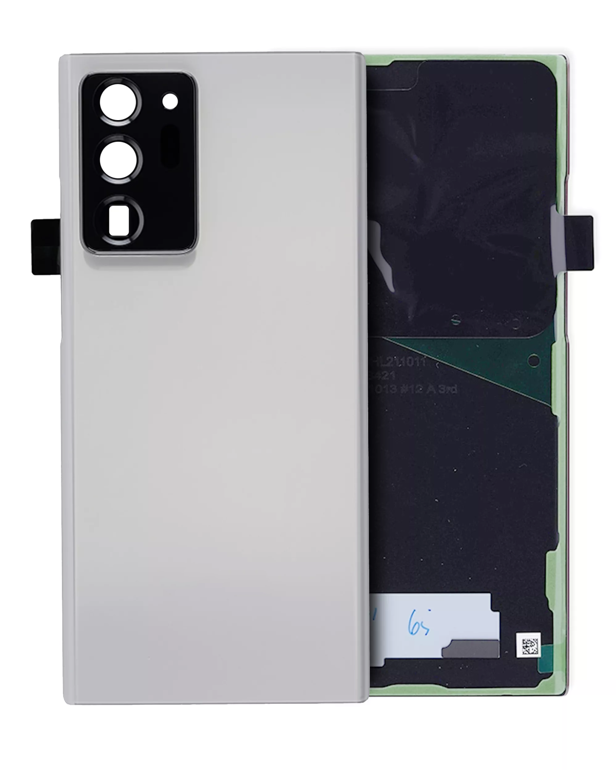Arka kapak Cam Samsung Galaxy Note 20 Ultra (Service Pack) (Mystic White) - Görsel 3