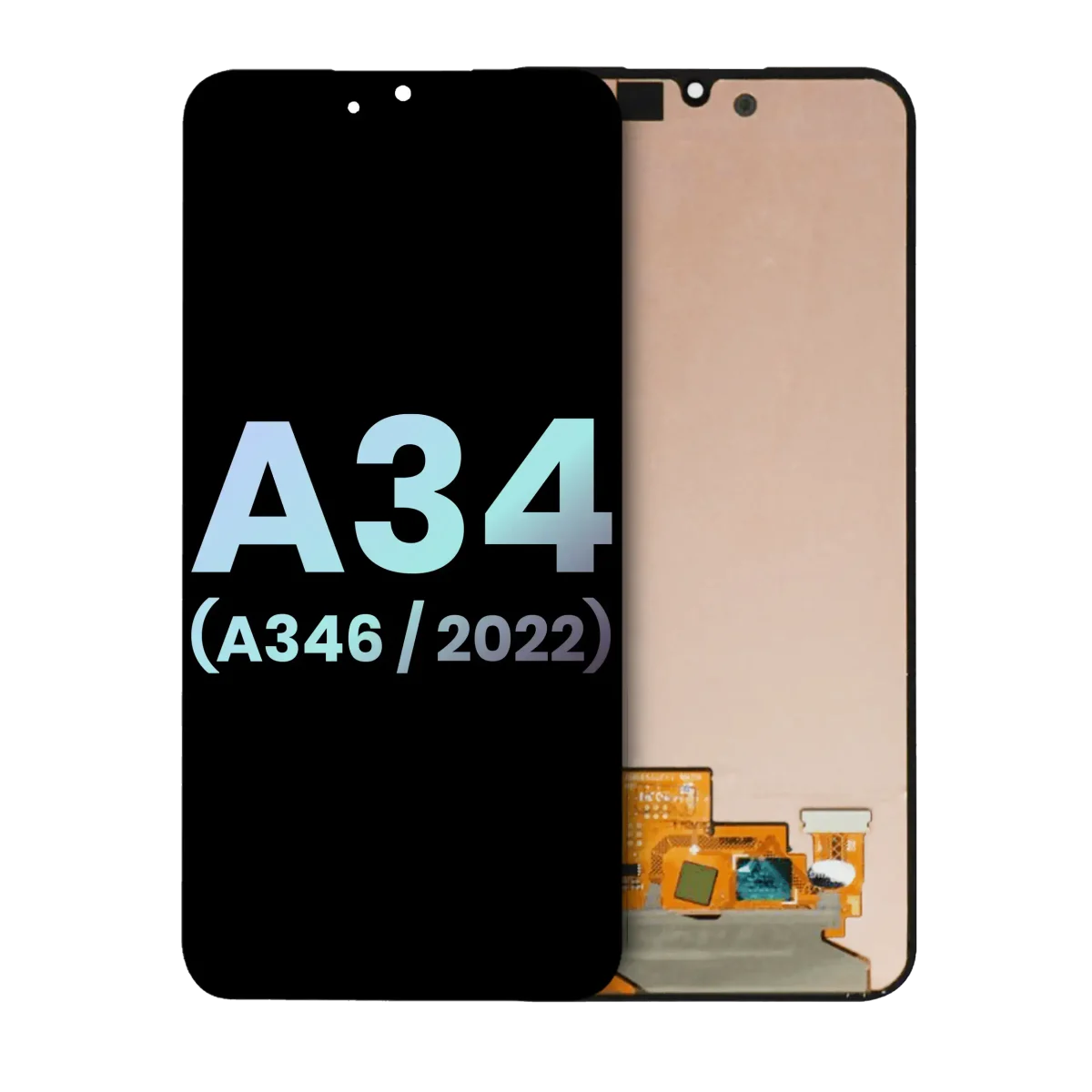 Çerçevesiz ekran Orijinal Ekranı Galaxy A34 5G (A346 / 2022) (Servis Paketi) (Tüm Renkler) İle Uyumlu
