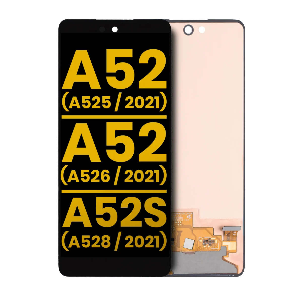 Çerçevesiz ekran Orijinal Ekranı Samsung A52 4G (A525 / 2021) / 5G (A526 / 2021) / A52S 5G (A528 / 2021) Orijinal (Tüm Renkler) - Görsel 3