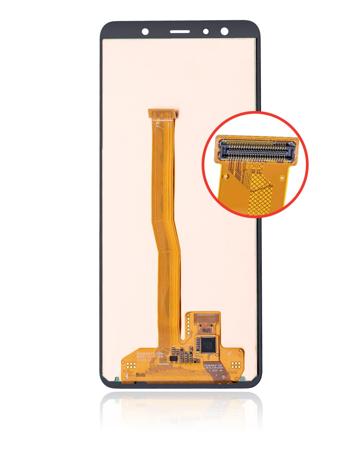 Çerçevesiz ekran Orijinal Ekranı Samsung A7 (A750 / 2018) Orijinal (Tüm Renkler) İle Uyumlu - Görsel 3