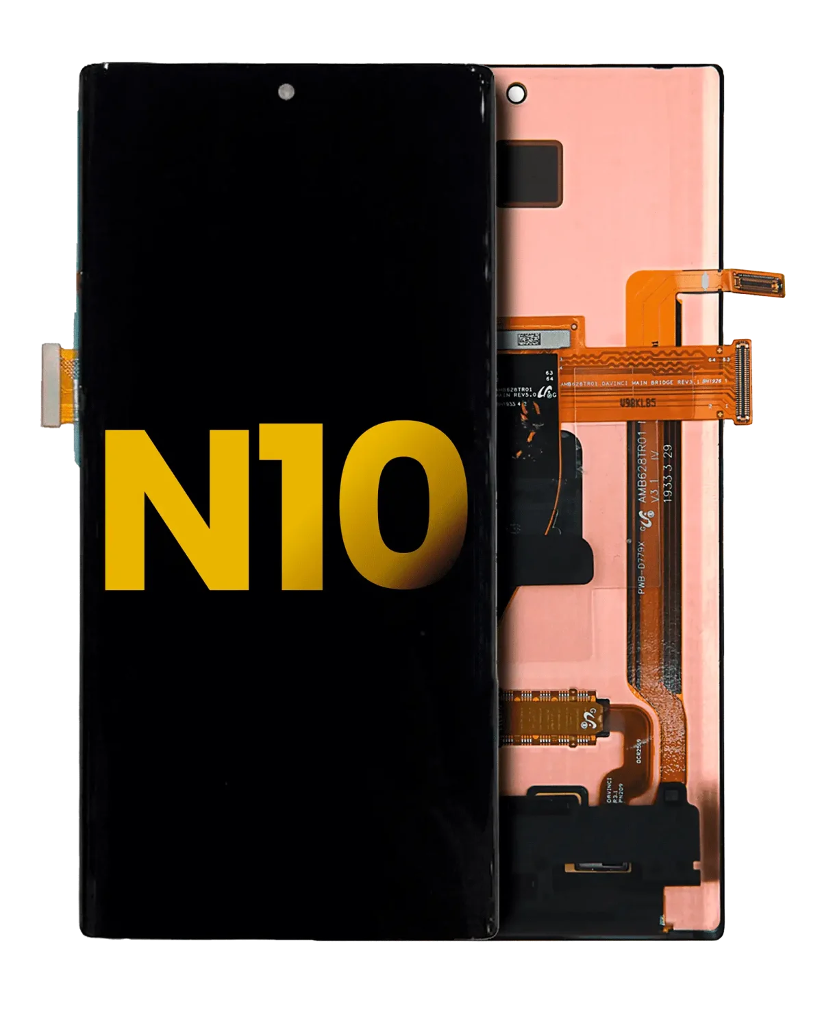 Çerçevesiz ekran Orijinal Ekranı Samsung Galaxy Note 10 Orijinal (Tüm Renkler) İle Uyumlu