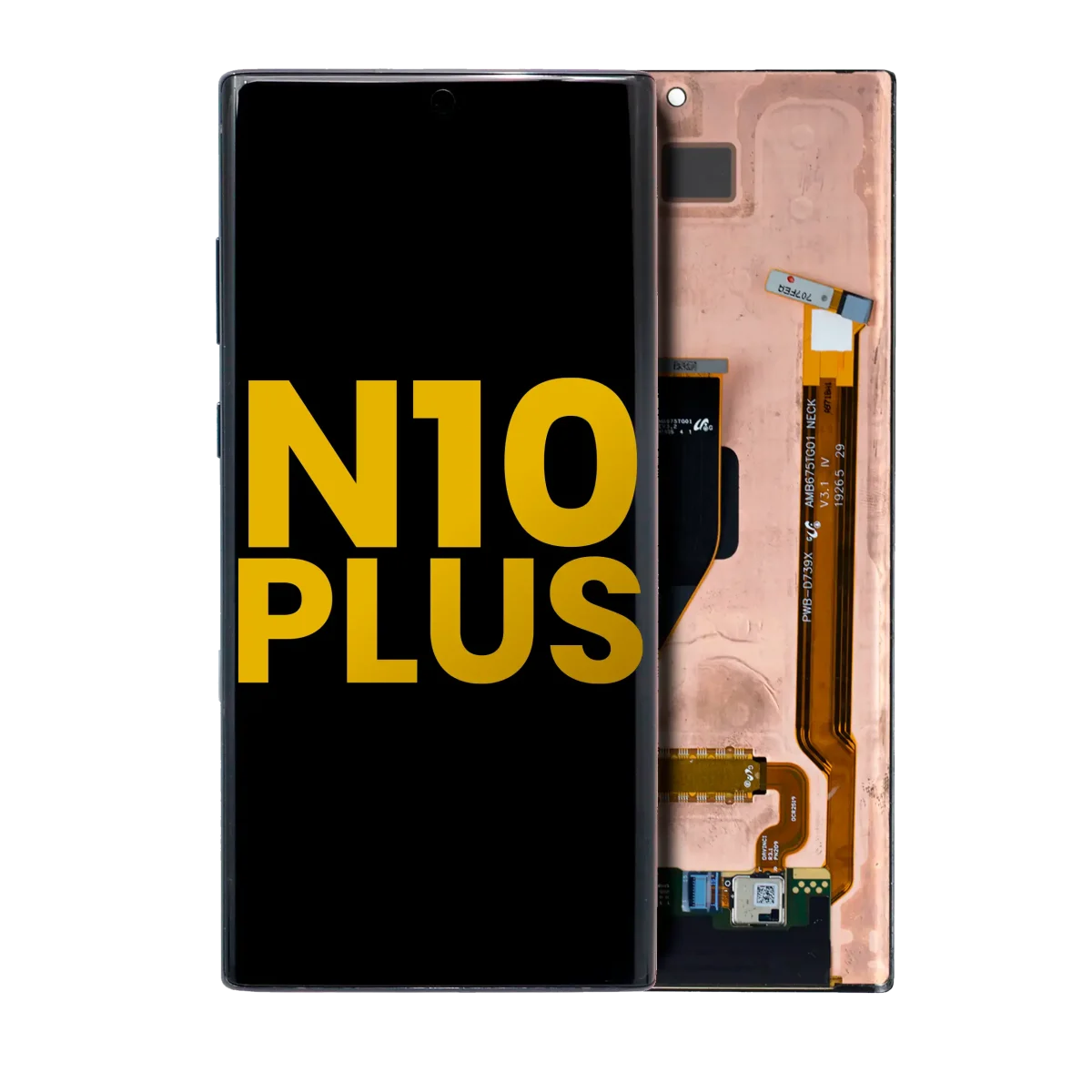 Çerçevesiz ekran Orijinal Ekranı Samsung Galaxy Note 10 Plus / 5G Orijinal (Tüm Renkler) İle Uyumlu