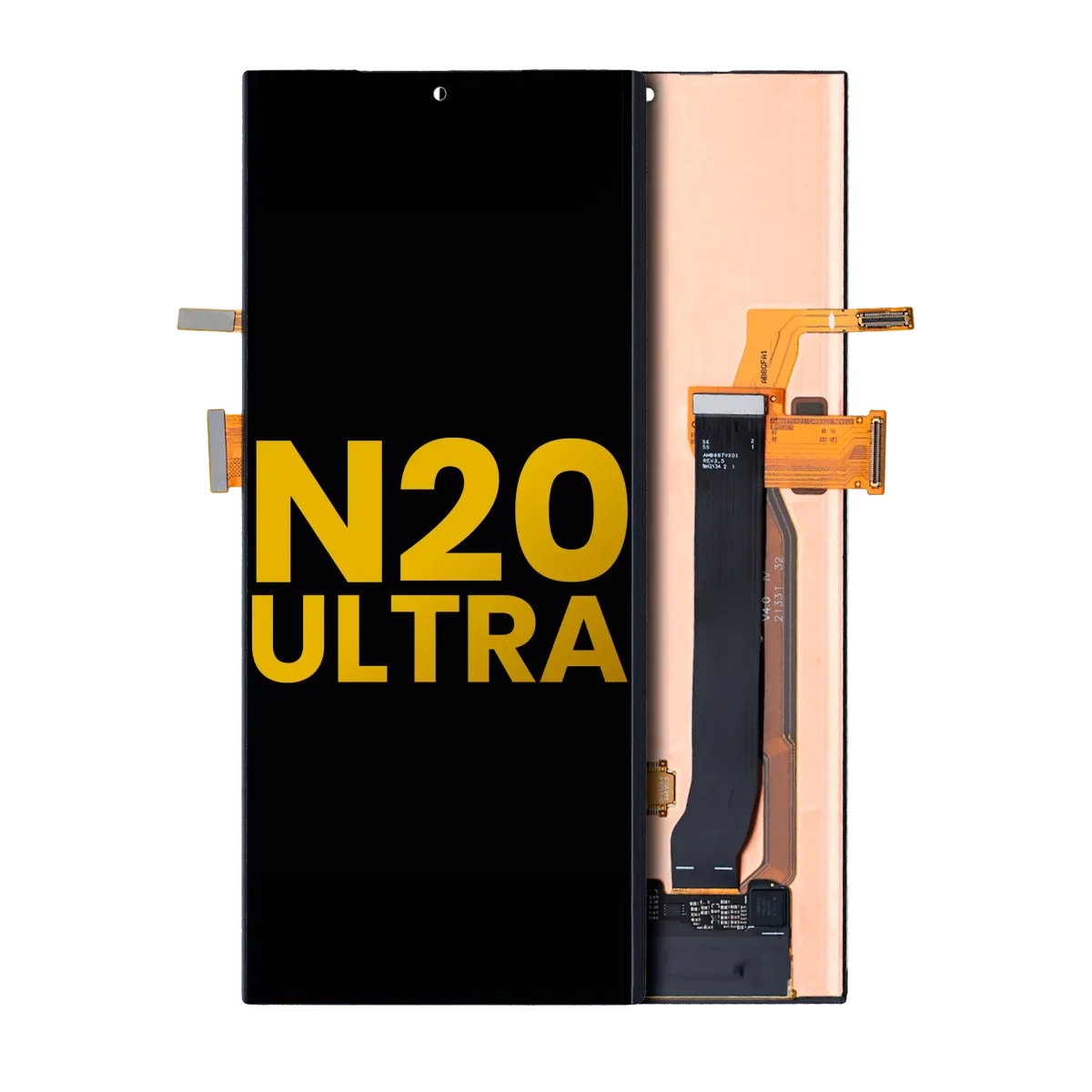 Çerçevesiz ekran Orijinal Ekranı Samsung Galaxy Note 20 Ultra 5G Orijinal (Tüm Renkler) İle Uyumlu