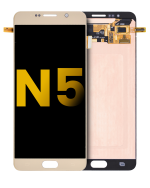 Çerçevesiz ekran Orijinal Ekranı Samsung Galaxy Note 5 Orijinal (Altın Platin)