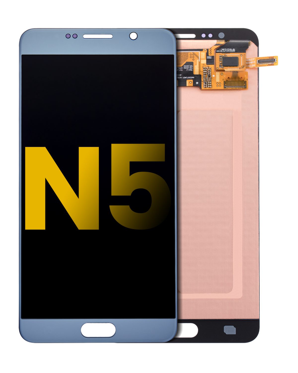 Çerçevesiz ekran Orijinal Ekranı Samsung Galaxy Note 5 Orijinal (Gümüş Titan)